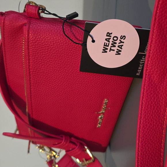 NANETTE LEPORE NWT Shellie Cherry Red Crossbody Bag - Picture 8 of 12